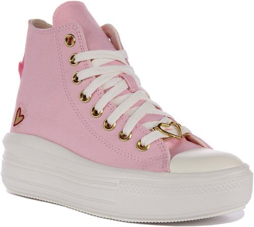 Converse All Star A05140C Move In Pink Heart For Women