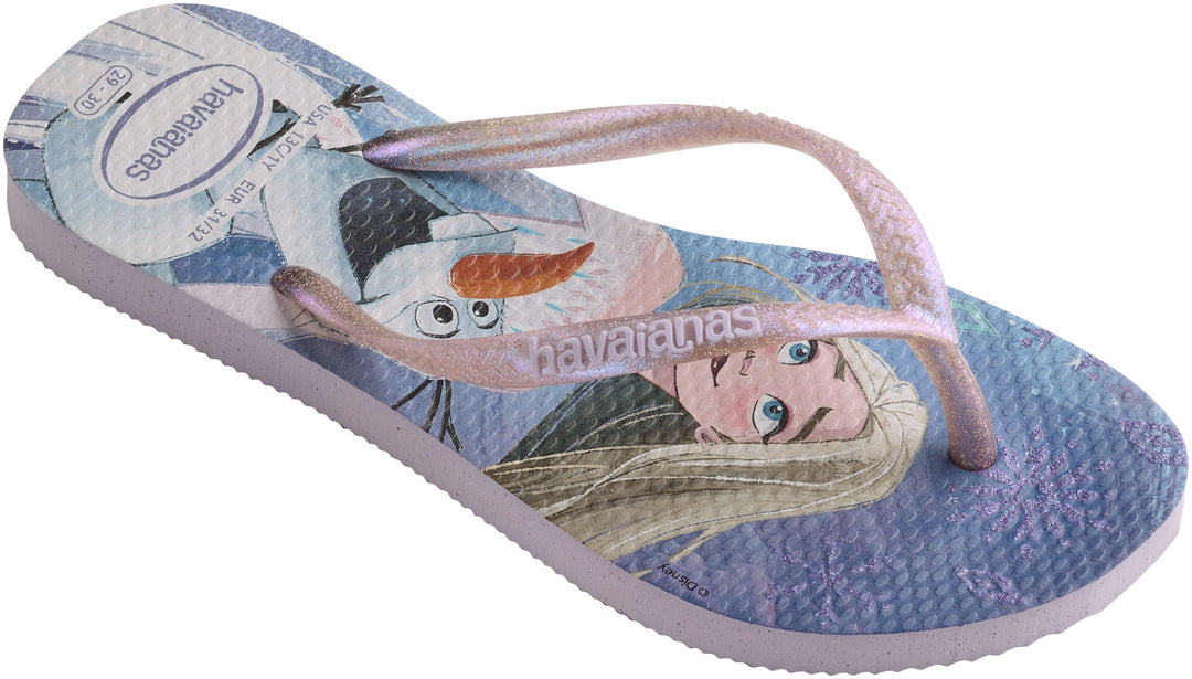 Havaianas Kids Slim Frozen - Infradito Per Bambine - Gomma Antiscivolo - Impermeabili - Colorate E Divertenti - Foto 10