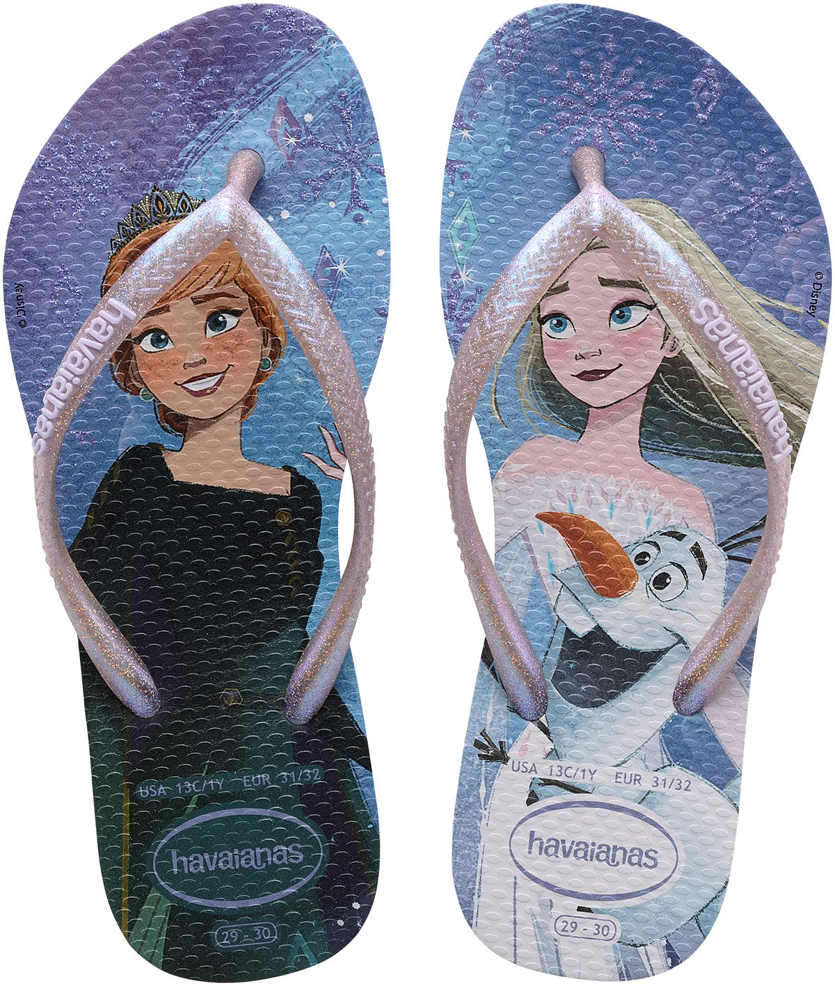 Havaianas frozen flip flops hot sale