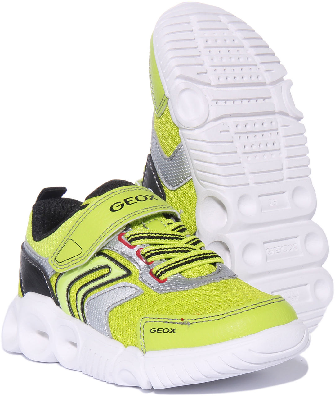 Geox J Wroom In Lime For Kids