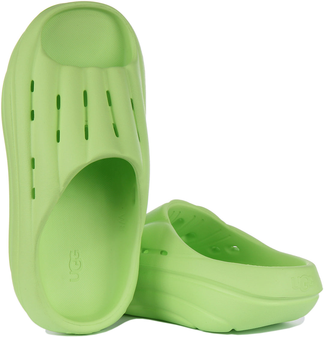 Ugg W Foamo Frauen EVA Gummi Slide Sandale Kalk