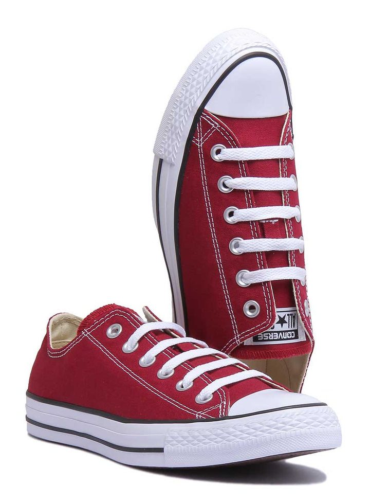 Converse M9691 All Star Low Trainer In Maroon