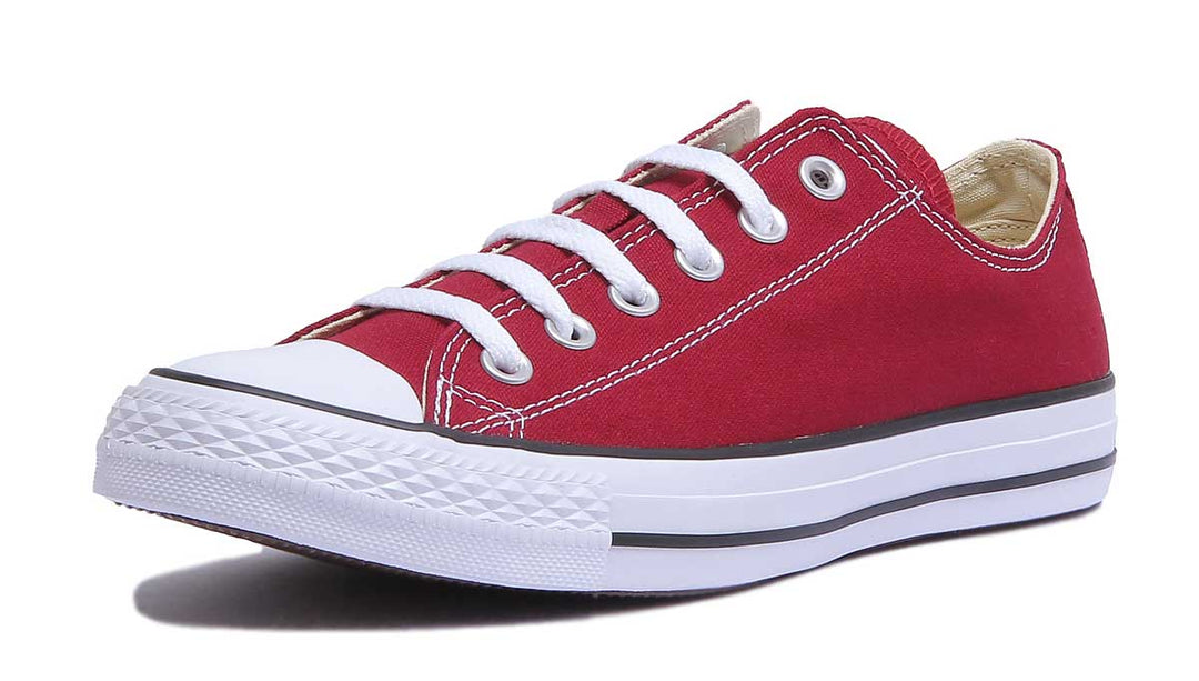 Converse M9691 All Star Low Trainer In Maroon