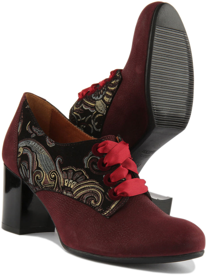 Justin Reece England Avalon In Maroon For Women