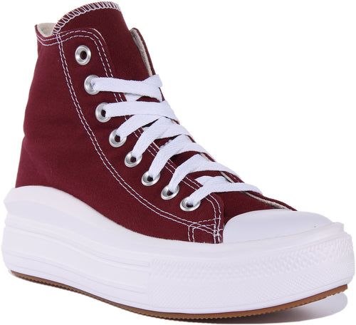Converse All Star Move A02430C In Maroon