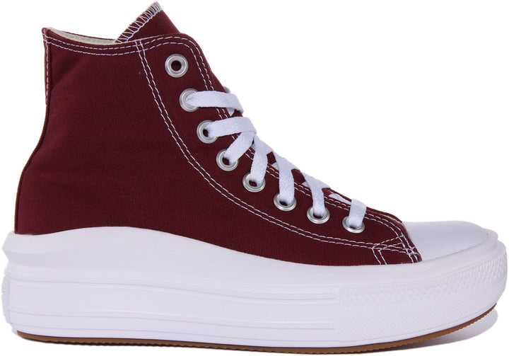 Converse All Star Move A02430C In Maroon