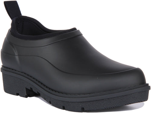 FitFlop Wonderclog Zueco de goma impermeable para mujer en medianoche