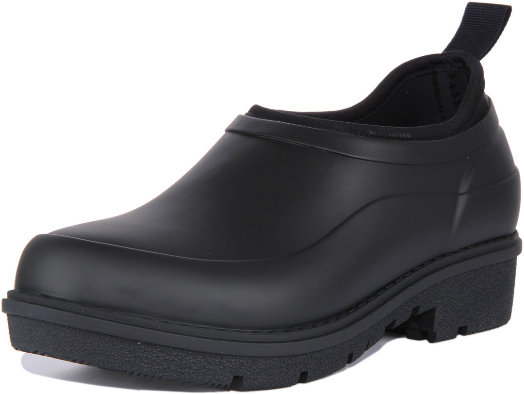 FitFlop Wonderclog Zueco de goma impermeable para mujer en medianoche