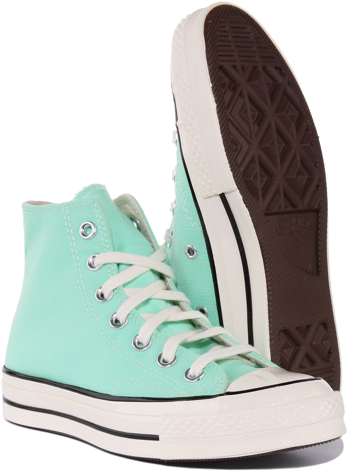Converse A00748C Chuck 70s In Mint Converse Hi Top Lace Up Shoe