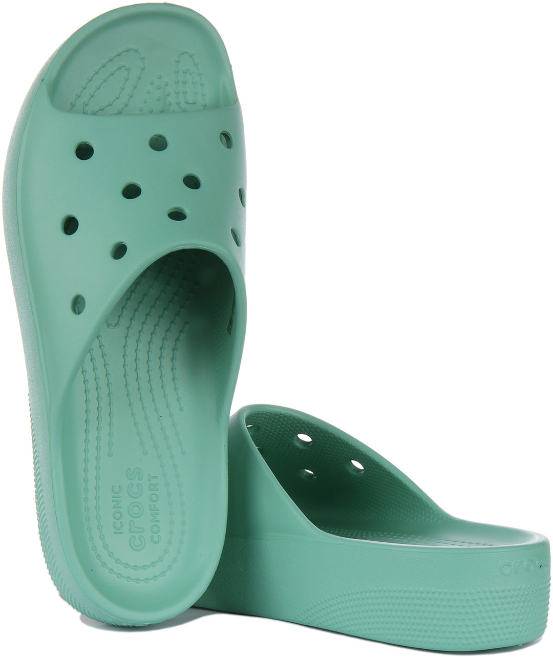 Crocs Classic Platform Sandale pour femmes en menthe