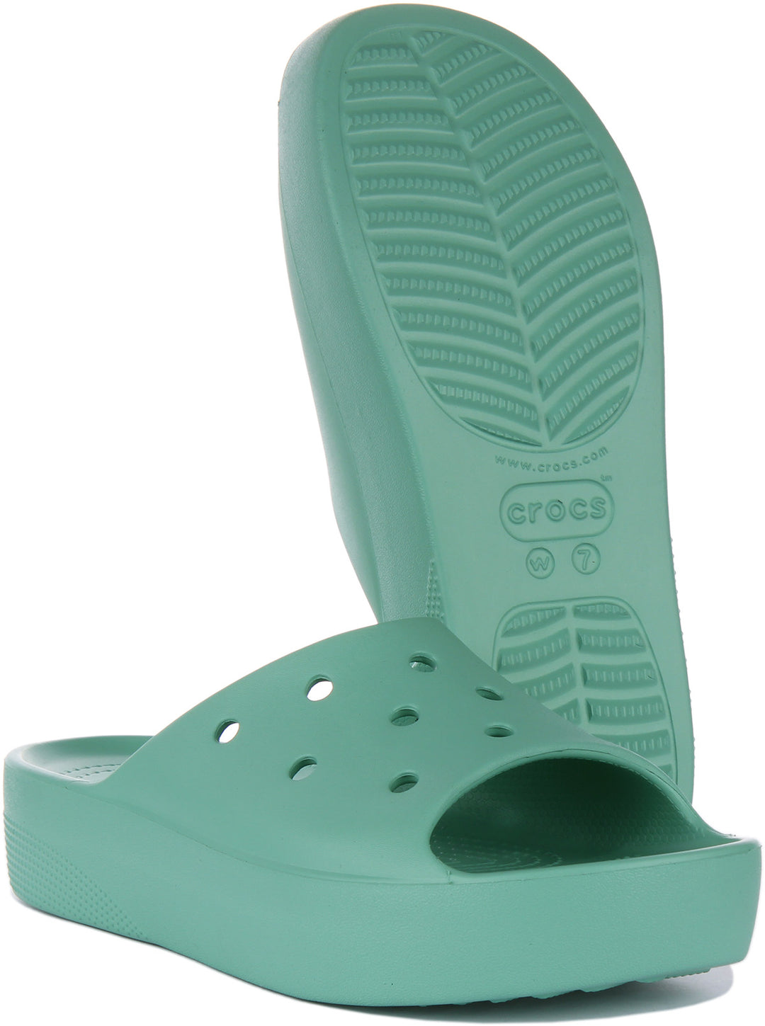 Crocs Classic Platform Sandale pour femmes en menthe