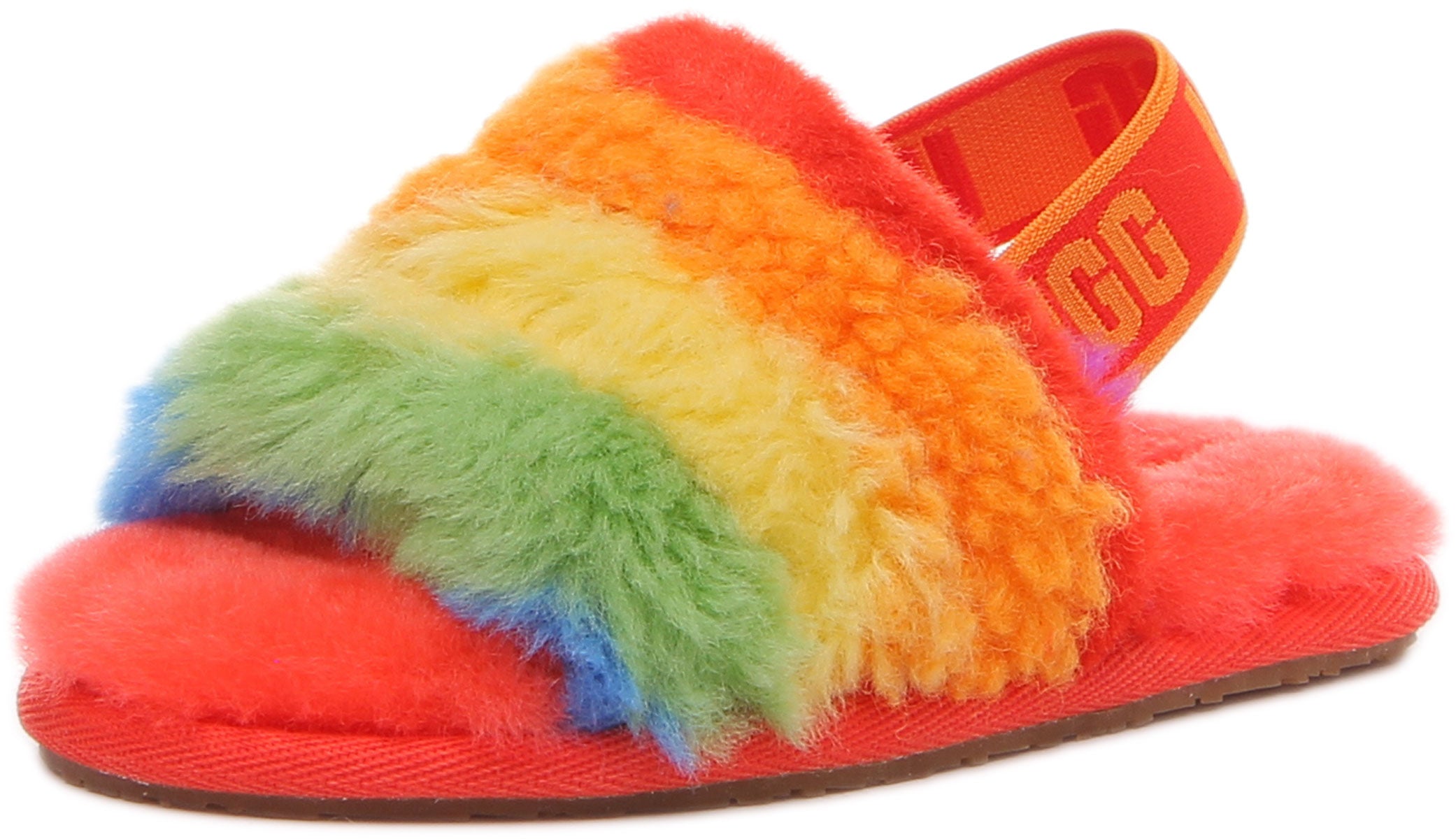 Multi colored shop ugg slides