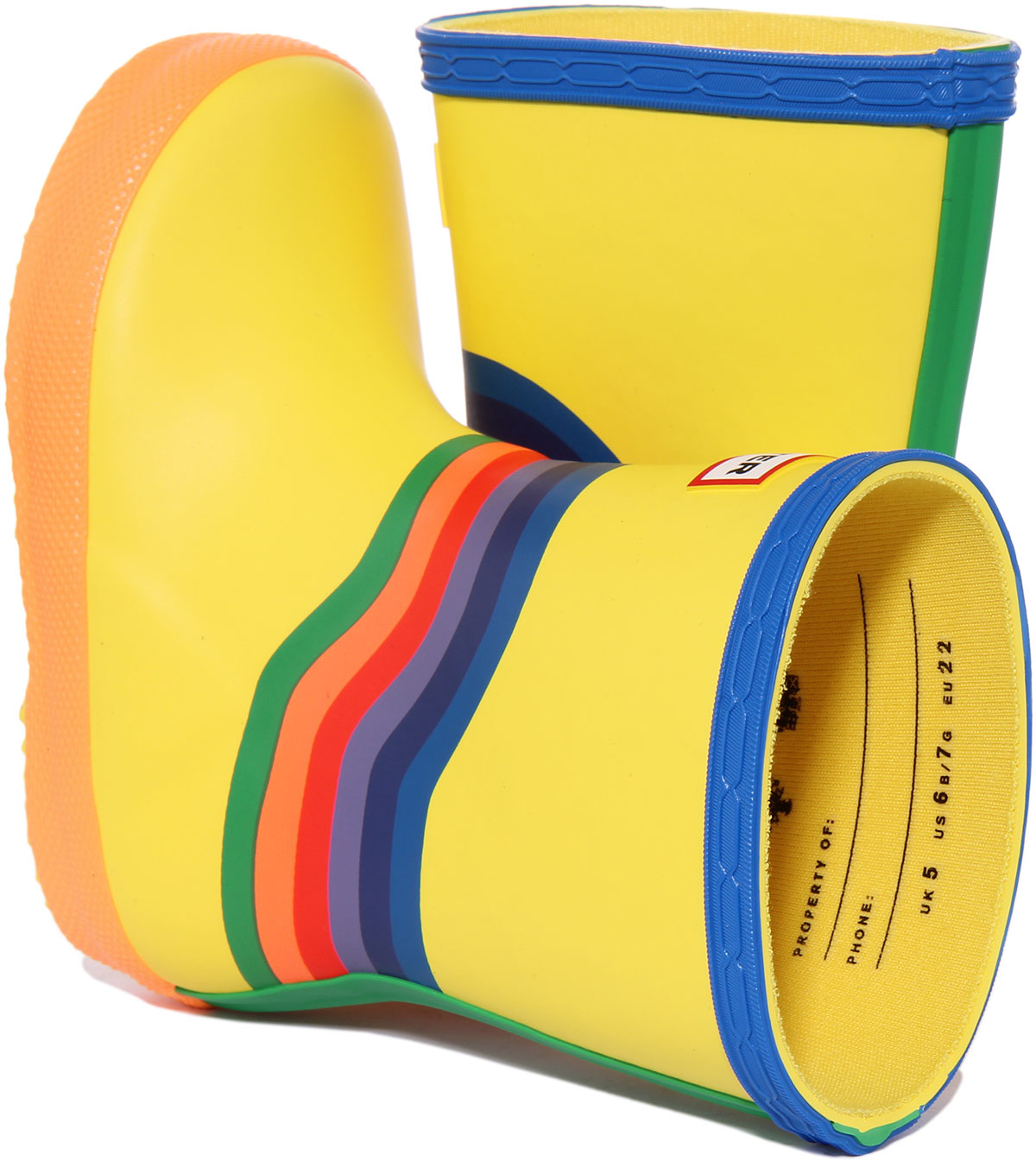 Kids yellow hot sale hunter wellies