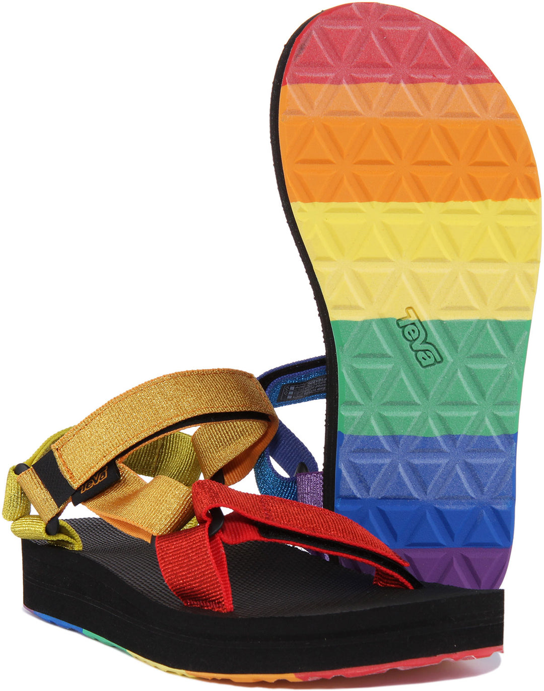 Teva Original Universal Sandale avec sangle avant et arrière pour femme en multicolore