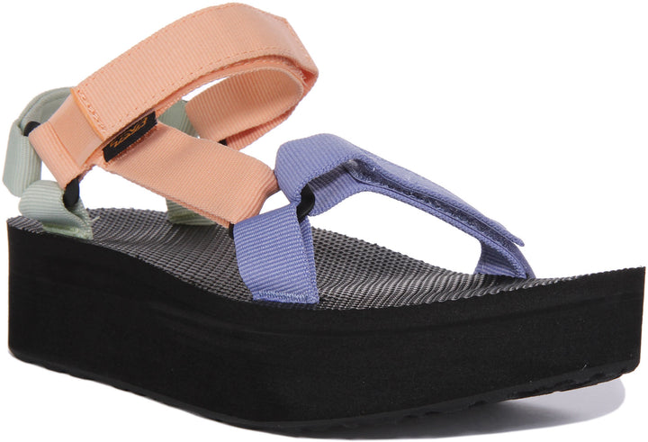 Teva Flatform Universal Sandalo da donna in multicolore