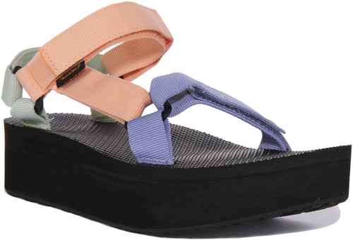 Teva Flatform Universal sandales pour femmes en multicolore