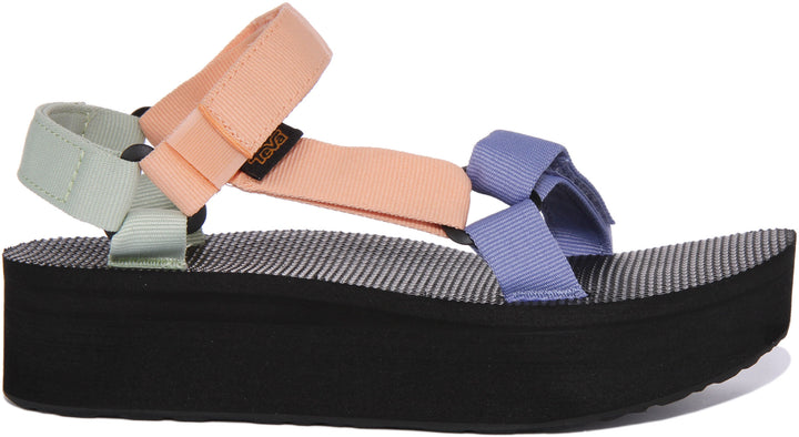 Teva Flatform Universal Sandalo da donna in multicolore