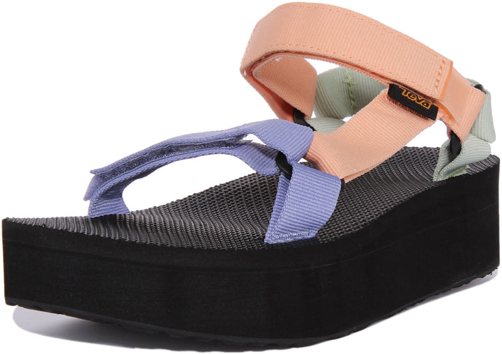 Teva Flatform Universal Sandalo da donna in multicolore