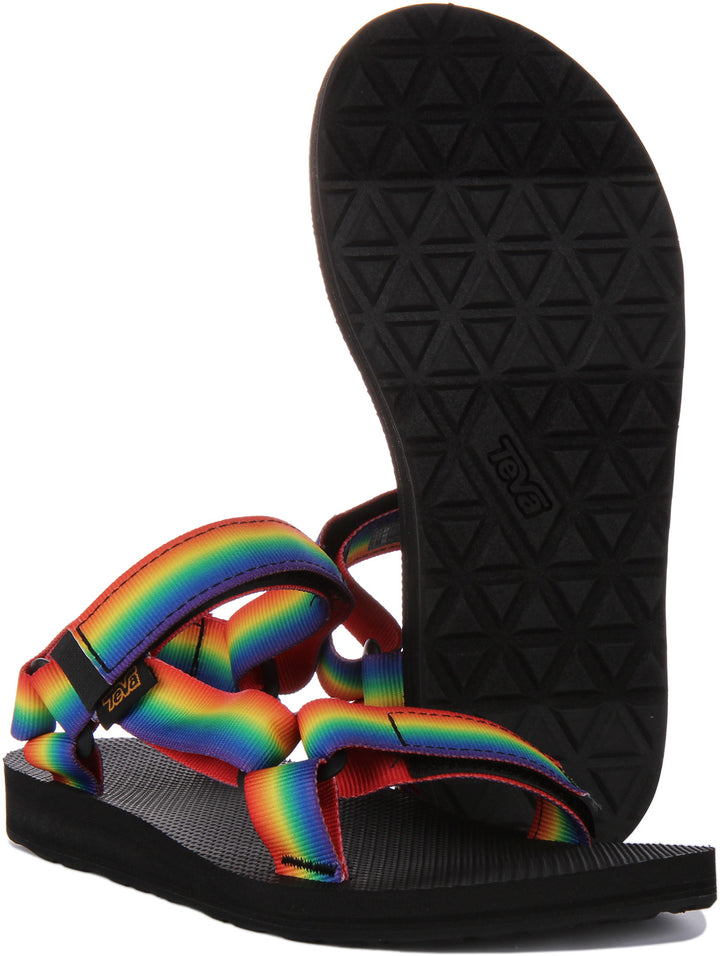 Teva Original Universal Gradiate Sandalia vegana para mujer en multicolor