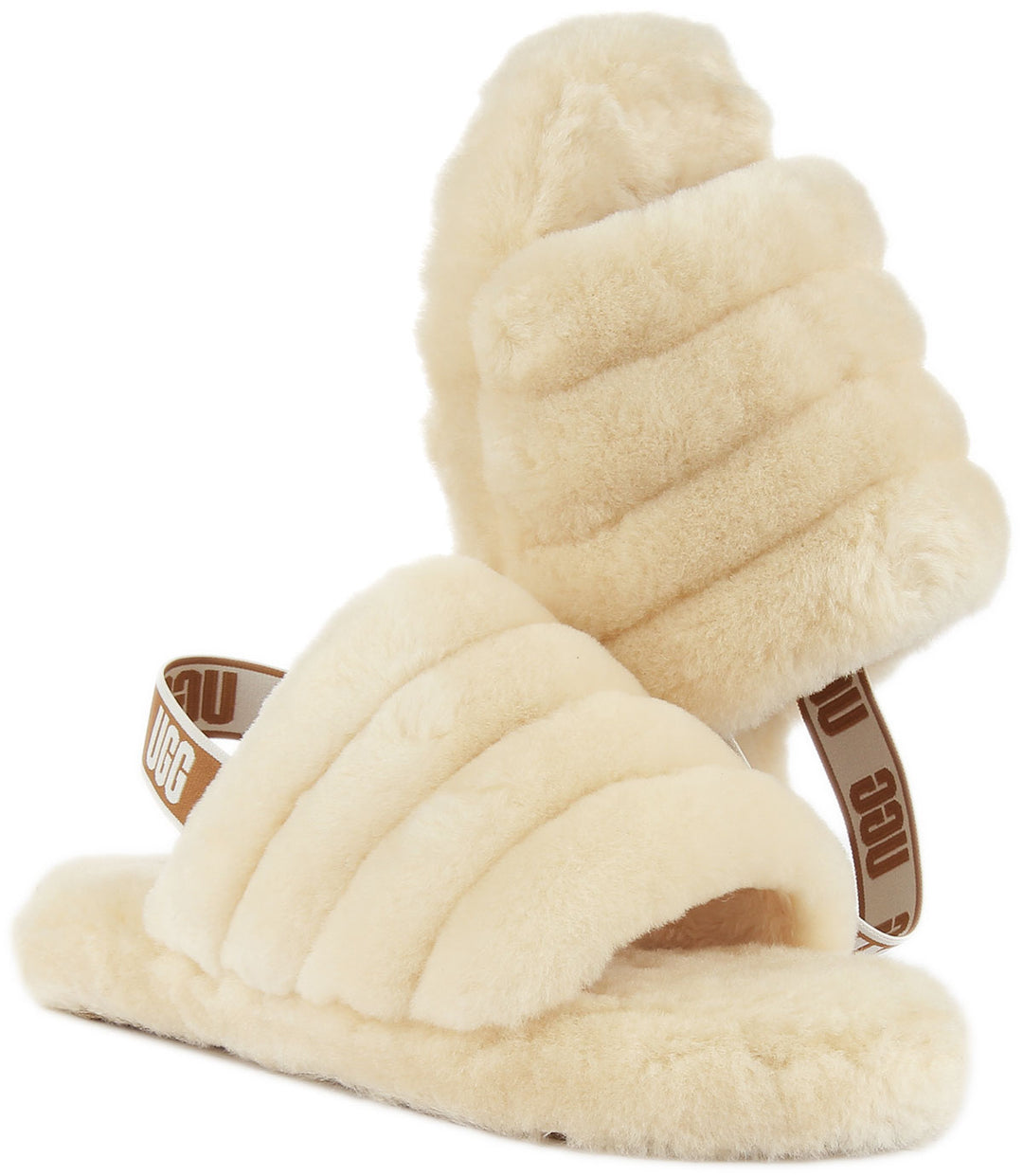 Ugg Australia Fluff Yeah Slippers Cream For Kids Junior Ugg