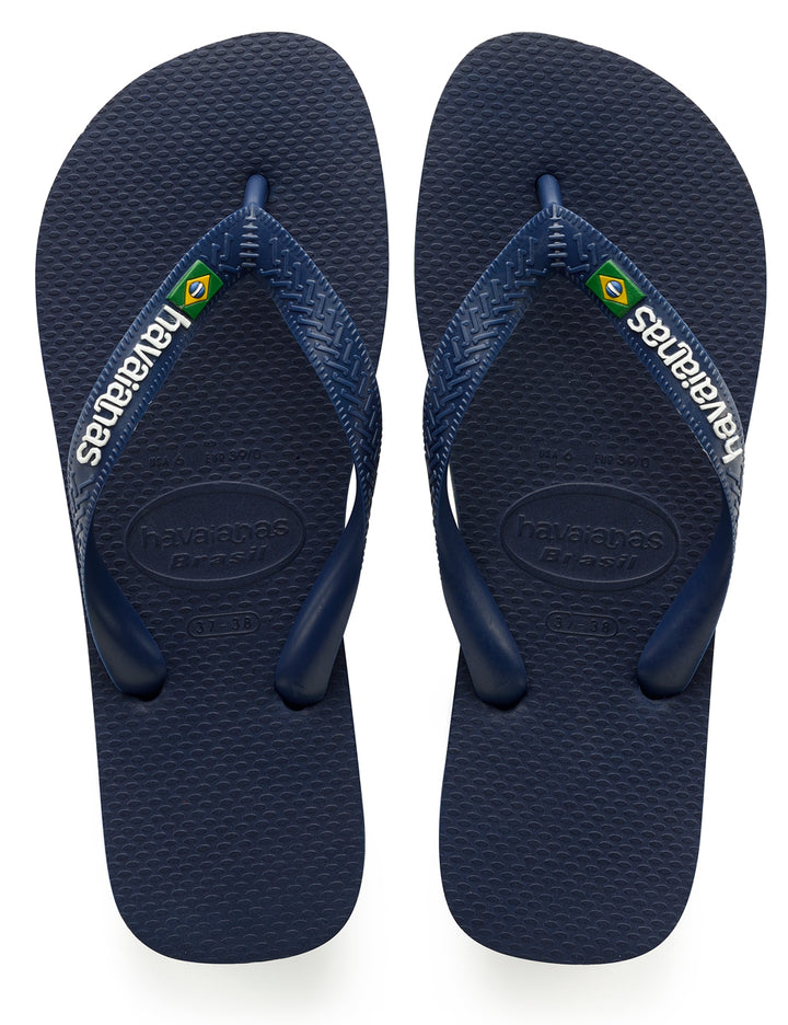 Havaianas Brasil Logo Infradito sandali da unisex in blu