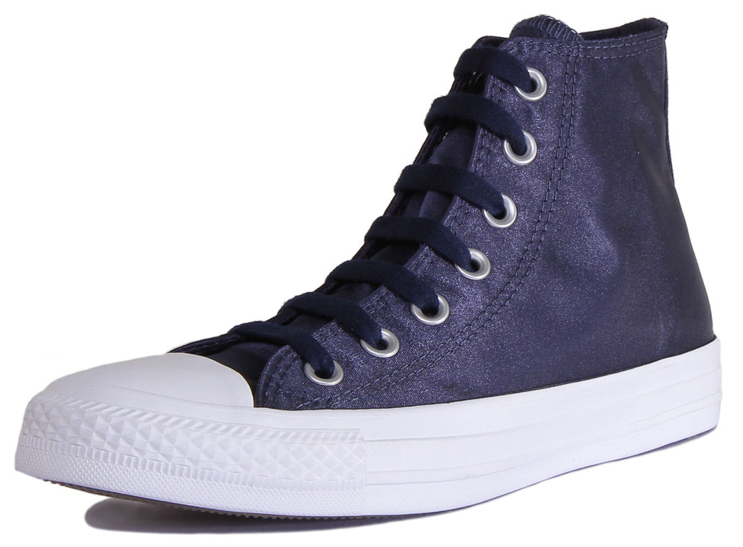 Converse 557941C CT All Star High Top Trainer In Navy For Women