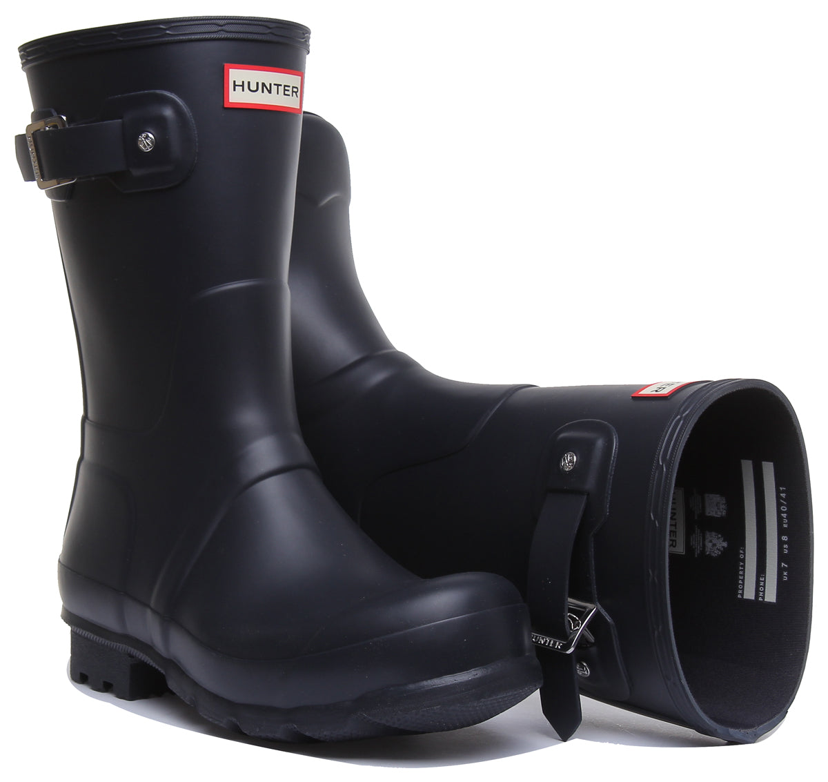 Mens navy hunter wellies hotsell