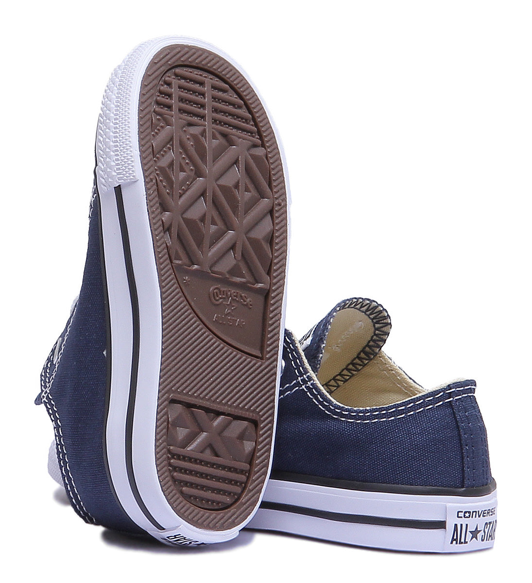 Ladies navy store converse shoes