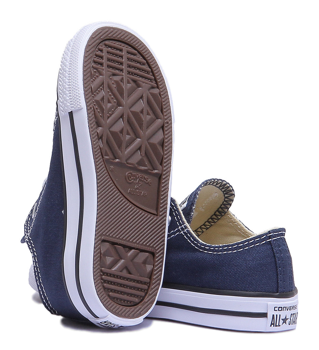 Converse All Star Low Core Trainer In Navy For Infants