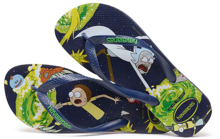 Havaianas Top Rick & Morty sandales poure en marine