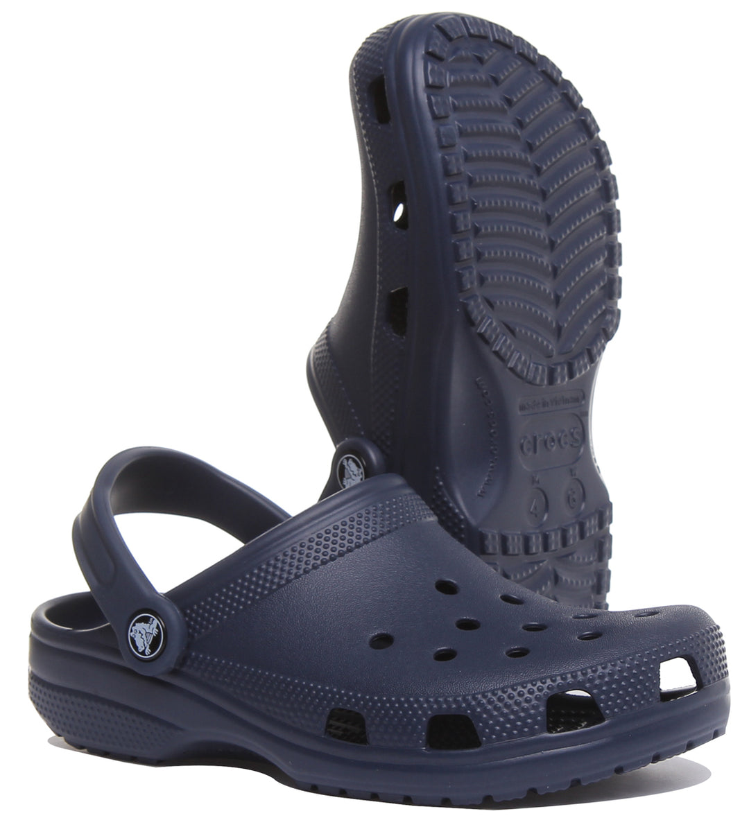 Crocs Sandalo classico con cinturino posteriore in marina