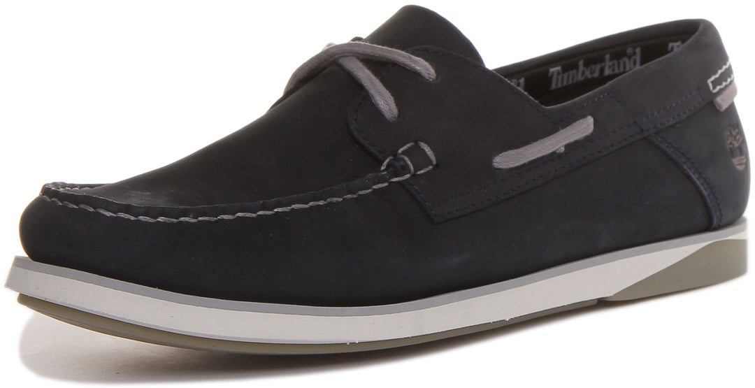 Timberland A416H0 Boat Shoes In Navy For Men