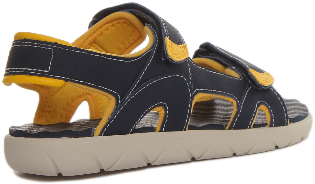 Timberland A1Qxn Perkin Row In Navy For Kids