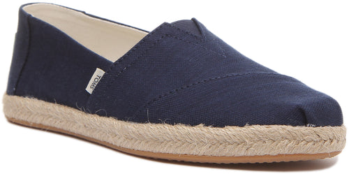 Toms Alpargata Rope In Navy For Women