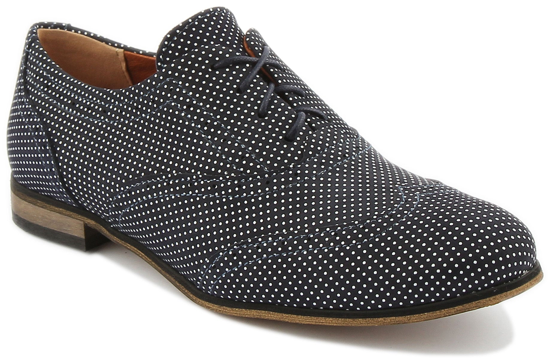 Mens polka dot 2025 dress shoes