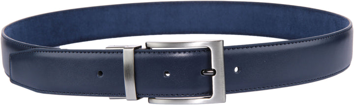 JUSTINREESS Angel Ceinture réversible en cuir suédé pour homme en marine