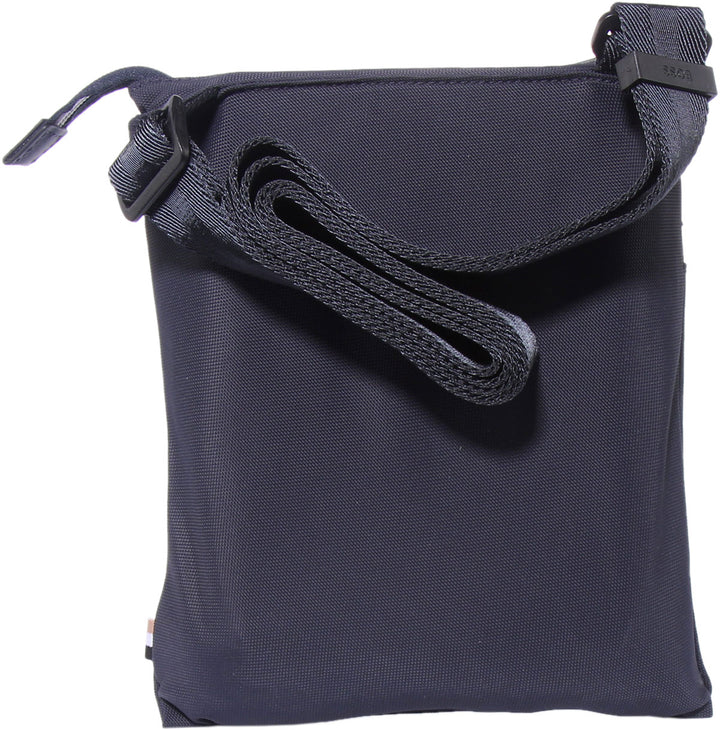 Boss Catch S Zip Bolsa cruzada de nylon reciclado para hombre en marino