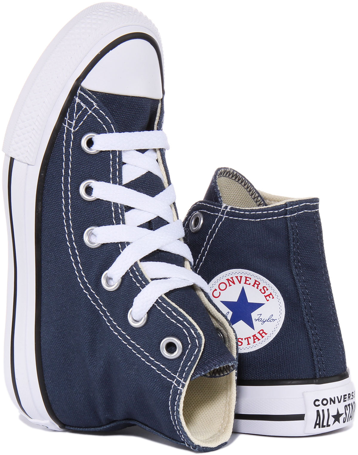 Blue converse deals high tops toddler