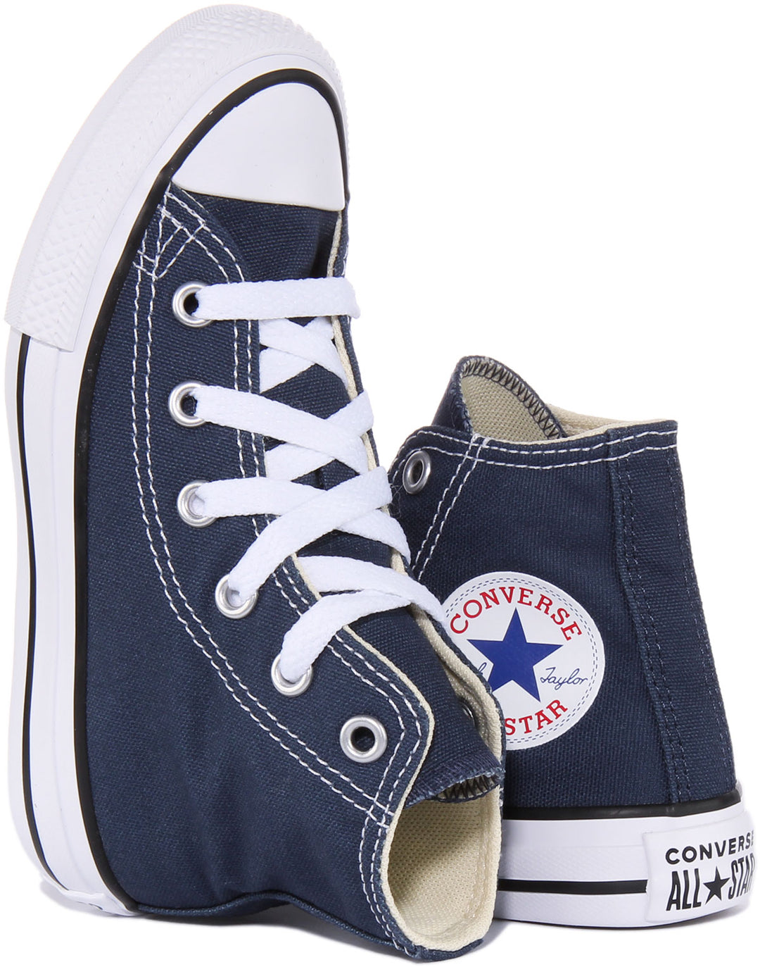 Converse All Star High Core Kids in Navy Encaje de los
