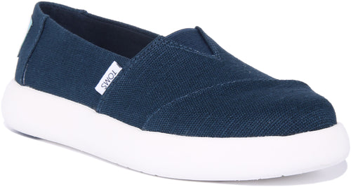Toms Alpargata Mallow In Navy For Women