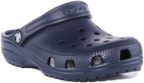 Crocs Classic Sandalo zoccolo con cinturino posteriore per bambini in marina