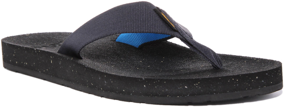 Teva Reflip In Navy For Men Comfort Sole Strap Flip Flop Sandals