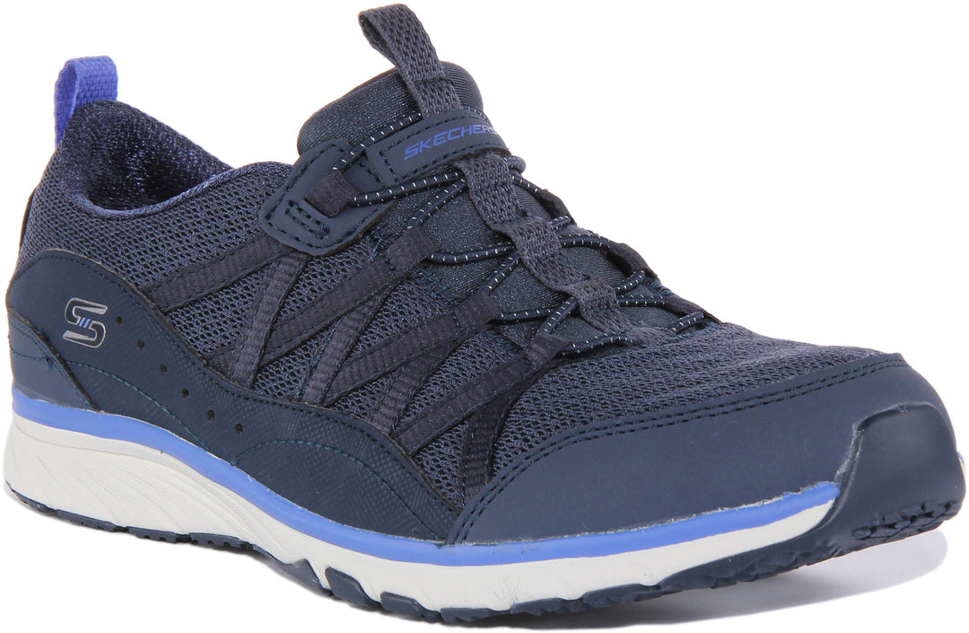 Skechers Gratis Sports Live Golden in Marineblau für Damen