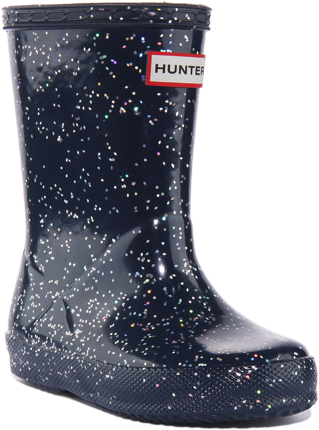 Hunter Boots Hunter Gummistiefel Blau Hunter Kids First Glitter In