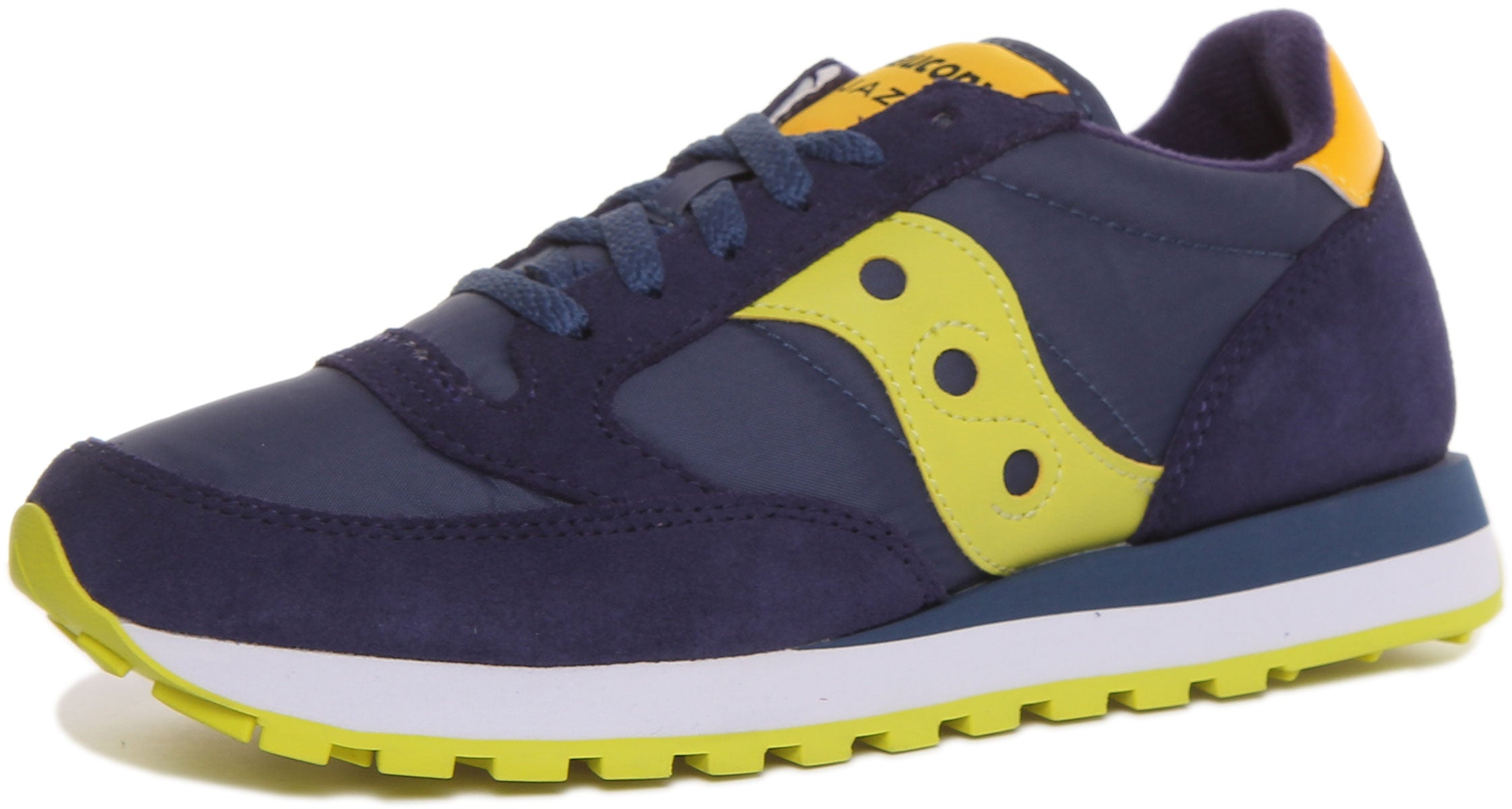 Saucony jazz shop blu e gialle