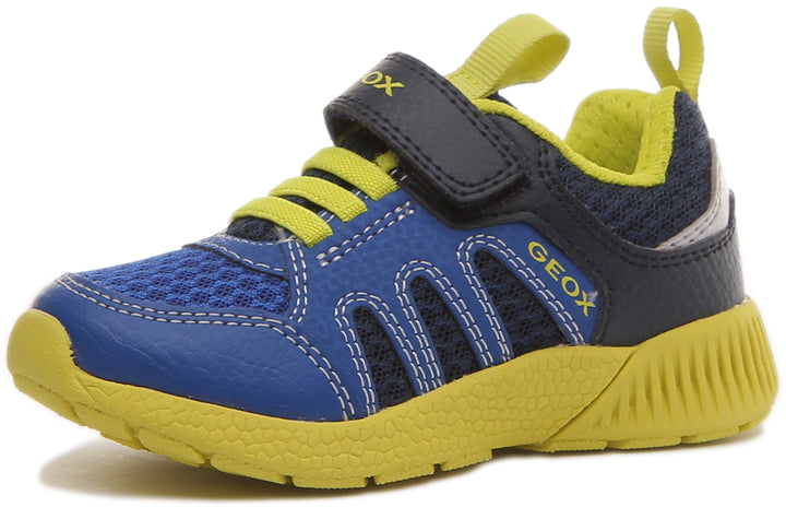 Geox J Sveth B. In Navy Yellow For Kids