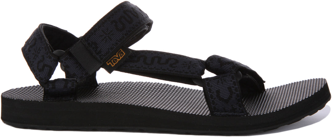 Teva Original Universal Sandalia de tiras vegana para hombre en marino negro