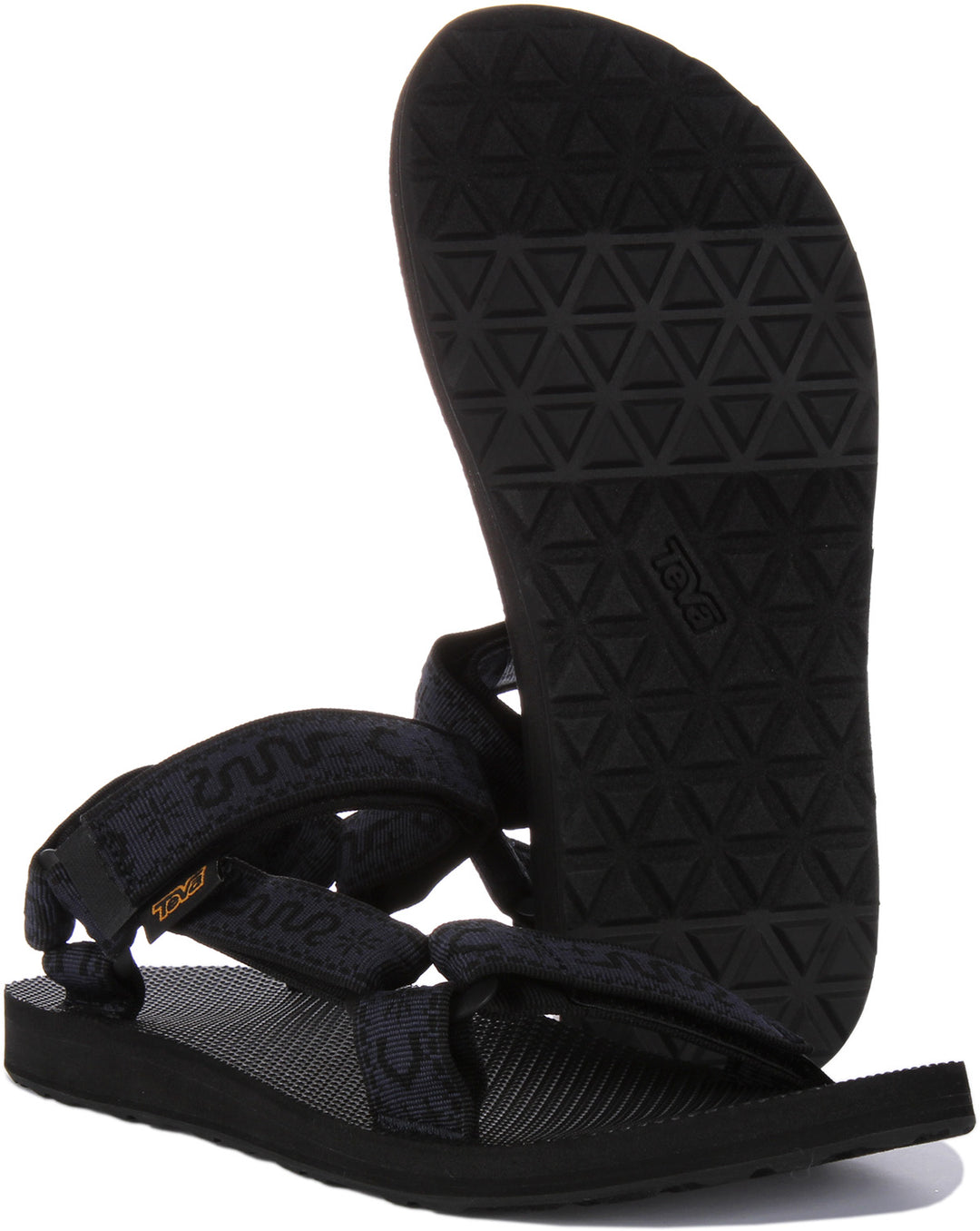 Teva Original Universal Sandalia de tiras vegana para hombre en marino negro