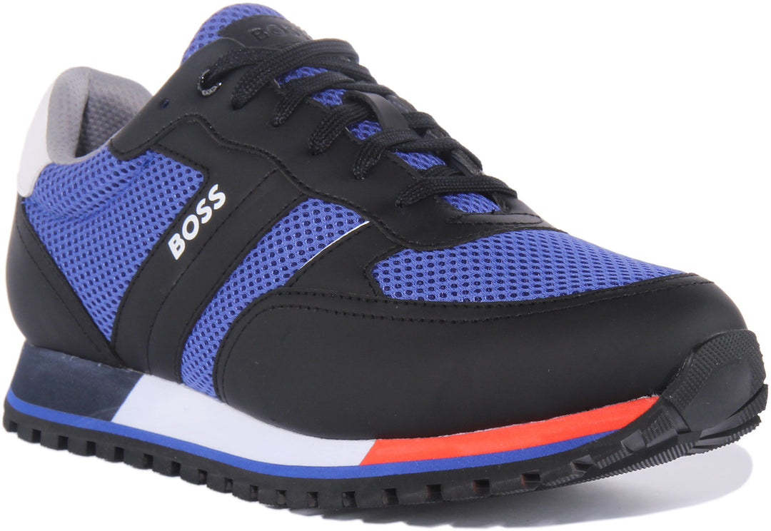 Jefe Parker Runner en Navy Blue para hombres Trainers de Hugo