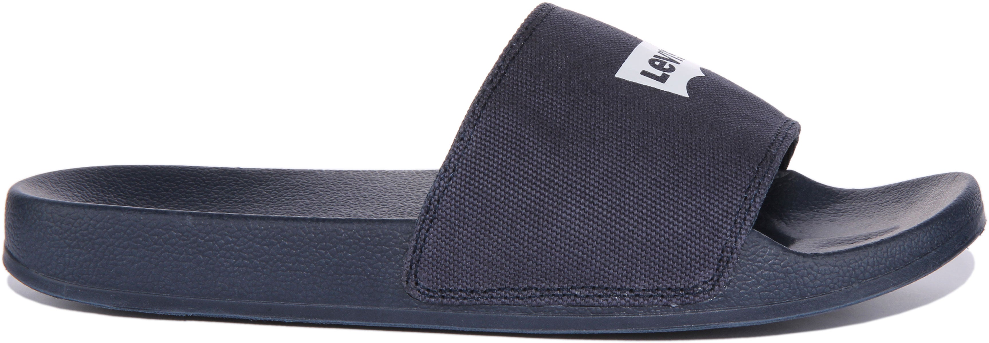 Levi June Batwing In Navy Blue For Men Easy Wear Outdoor Sliders